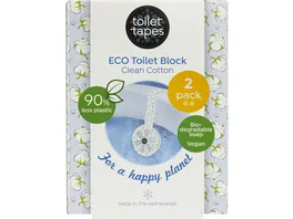 Toilet Tapes ECO Toilet Block Clean Cotton