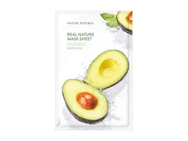 Nature Republic Real Nature Avocado Mask Sheet