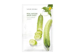 Nature Republic Real Nature Cucumber Mask Sheet