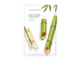 Nature Republic Real Nature Bamboo Mask Sheet