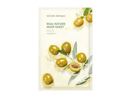 Nature Republic Real Nature Olive Mask Sheet