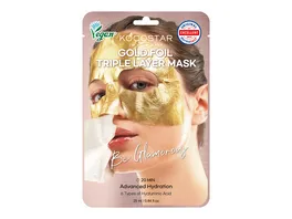 KOCOSTAR Premium Gold Foil Triple Layer Mask