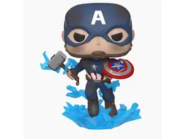 Funko POP Avengers 4 Endgame Captain America with Mjolnir Vinyl