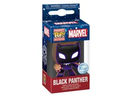 Funko POP Marvel Comics Black Panther Holiday Keychain