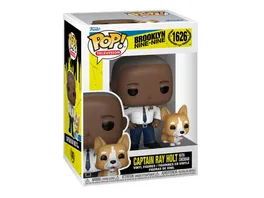 Funko POP Brooklyn Nine Nine Captain Ray Holt with Cheddar Vinyl