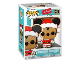 Funko POP Disney Santa Mickey Gingerbread Holiday Vinyl