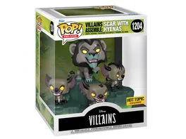 Funko POP The Lion King DELUXE VILLAINS ASSEMBLE SCAR WITH HYENAS