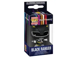 Funko POP Power Rangers 30th Anniversary Black Ranger Keychain