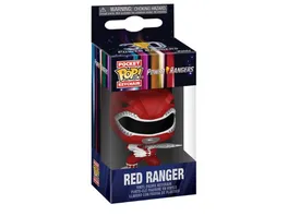 Funko POP Power Rangers 30th Anniversary Red Ranger Keychain