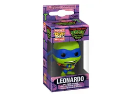 Funko POP Teenage Mutant Ninja Turtles Mutant Mayhem 2023 Leonardo Keychain