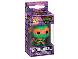 Funko POP Teenage Mutant Ninja Turtles Mutant Mayhem 2023 Michelangelo Keychain