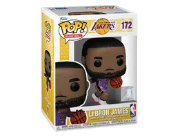 Funko POP NBA Lakers LeBron James Purple Uniform 23 Vinyl