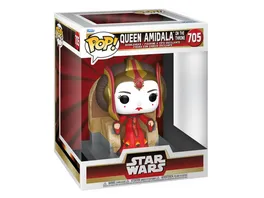 Funko POP Star Wars Phantom Menace 25th Anniversary Queen Amidala on Throne Deluxe