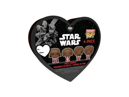 Funko POP Happy Valentines Day Star Wars Pocket POP 4 Pack Vinyl Figures