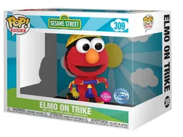Funko POP Sesame Street Elmo on Trike Flocked Ride