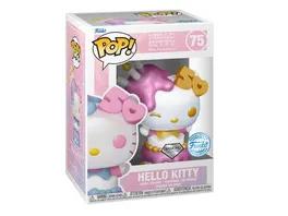 Funko POP Hello Kitty 50th Hello Kitty Cake Diamond Glitter Vinyl