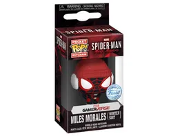 Funko POP Spider Man Miles Morales Winter Miles Keychain