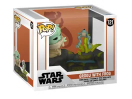 Funko POP Star Wars Din Grogu with Frog Deluxe