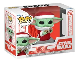 Funko POP Star Wars The Mandolorian Grogu Holiday Pop Vinyl