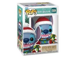 Funko POP Lilo Stitch Stitch with Lights Holiday Vinyl