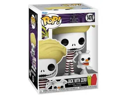 Funko POP The Nightmare Before Christmas Jack with Zero Vinyl