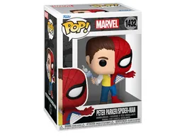 Funko POP Marvel Comics Spider Man Peter Parker Split Vinyl