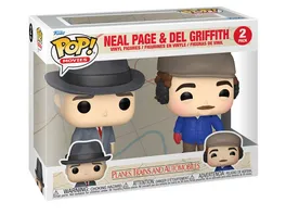 Funko POP Planes Trains and Automobiles Neal Page Del Griffith Vinyl 2 Pack