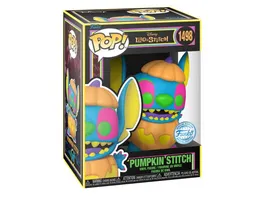 Funko POP Lilo Stitch Pumpkin Stitch Blacklight Vinyl