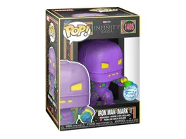 Funko POP Marvel Comics Iron Man MkI Infinity Saga Black Light Vinyl