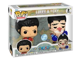 Funko POP One Piece Luffy Foxy Vinyl 2 Pack 1 Stueck sortiert