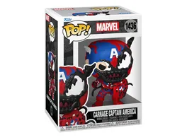 Funko POP Marvel Carnageized Captain America Vinyl