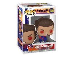 Funko POP Spider Man Across the Spider Verse Spiderman 2099 Unmasked Vinyl