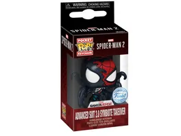 Funko POP Spiderman 2 VG 2023 Advanced Suit 2 0 Symbiote Takeover Exclusive Keychain