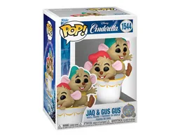 Funko POP Cinderella 1950 75th Anniversary Jaq Gus Gus in Cup Vinyl