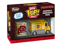 Funko POP Marvel Comics Deadpool with Food Truck Bitty Pop Ride