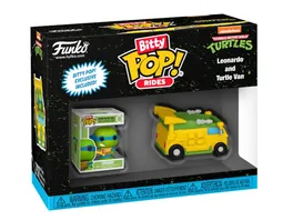 Funko POP Teenage Mutant Ninja Turtles Leonardo with Teenage Mutant Ninja Turtles Van Bitty Pop Ride