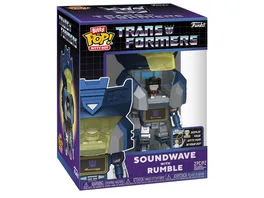 Funko POP Transformers Soundwave with Rumble Bitty Pop Bot