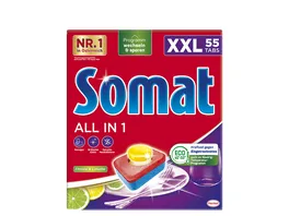 Somat All In 1 Geschirrspueltabs Zitrone Limette XXL