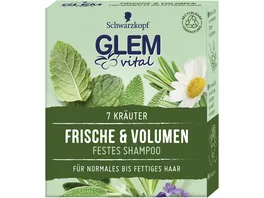 Schwarzkopf GLEM vital Festes Shampoo 7 Kraeuter