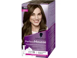 Schwarzkopf Perfect Mousse Schaumcoloration 6 0 600 Hellbraun