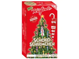 Kuefferle Schoko Schirmchen Gestreift