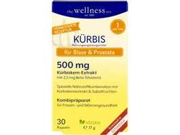 the wellness co Kuerbis fuer Blase Prostata