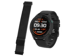 Mueller Smartwatch mit GPS MU SWG 51A inkl 2 Bandvariante