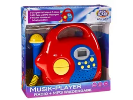 Mueller Toy Place Musik Player Radio und MP3 Wiedergabe mit Mikrofon