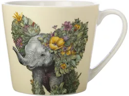 MAXWELL WILLIAMS WILD PLANET Becher 370ml Elefant in Geschenkbox