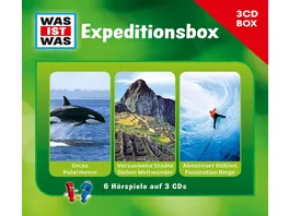 WAS IST WAS 3 CD Hoerspielbox Vol 2 Expeditionsbox