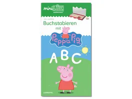 miniLUeK Kindergarten Vorschule Buchstabieren mit Peppa Pig