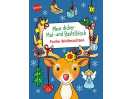 Mein dicker Mal und Bastelblock Frohe Weihnachten