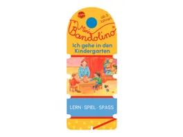 Mini Bandolino Ich gehe in den Kindergarten Lernspiel mit Loesungskontrolle fuer Kinder ab 3 Jahren
