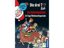 Die drei Kids Der Adventskalender 24 Tage Weihnachtsparade Extra Stickerbogen